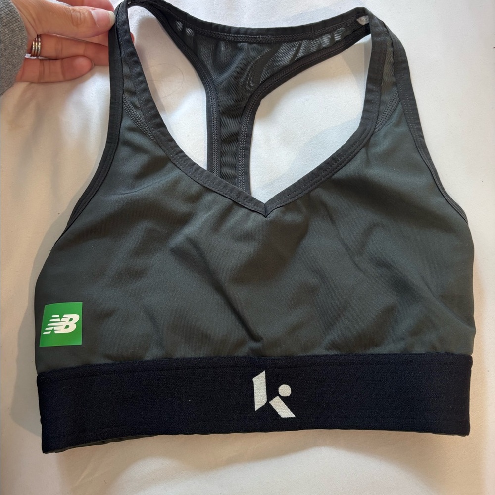 New Balance x Kith Women's Gray Sports Bra